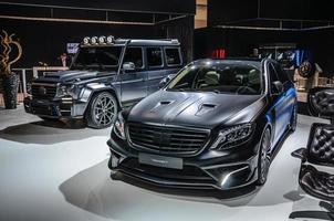 francoforte - settembre 2015 mansory black edition mercedes classe am foto