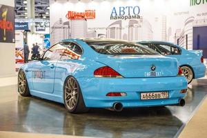 Mosca - ago 2016 BMW e63 e64 m6 6er presentata a mia Mosca internazionale automobile salone su agosto 20, 2016 nel Mosca, Russia foto