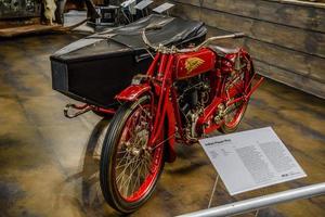 sinsheim, Germania - Mai 2022 rosso motocicletta indiano energia più foto