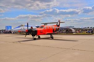 Mosca, Russia - ago 2015 attività commerciale classe aereo m-101t presente foto