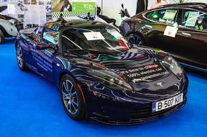 francoforte - settembre 2015 tesla roadster presentata a iaa internati foto