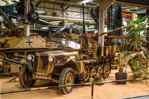 sinsheim, germania - maggio 2022 militare demag sd.kfz. 10 veicoli speciali a motore sonderkraftfahrzeug foto