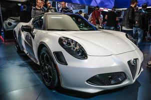 francoforte - settembre 2015 alfa romeo 4c presentata a iaa internatio foto