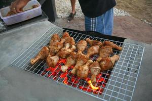 asiatico barbecue pollo foto