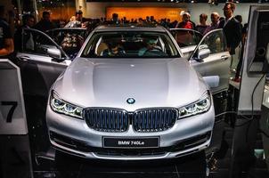 francoforte - settembre 2015 BMW 740le presentata a iaa internazionale foto