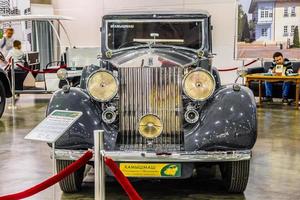 Mosca - ago 2016 Rolls Royce fantasma iii 1937 presentata a mia Mosca internazionale automobile salone su agosto 20, 2016 nel Mosca, Russia foto