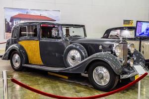 Mosca - ago 2016 Rolls Royce fantasma iii 1937 presentata a mia Mosca internazionale automobile salone su agosto 20, 2016 nel Mosca, Russia foto