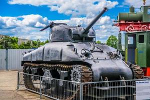 sinsheim, germania - mai 2022 us medium tank, m4 sherman 1942 foto