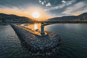 aereo faro alanya 2022, antalya tacchino foto