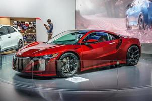 francoforte - settembre 2015 honda nsx concetto presentata a iaa stagista foto