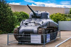 sinsheim, germania - mai 2022 us medium tank, m4 sherman 1942 foto