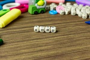 adhd per il concetto di consapevolezza della salute mentale. foto