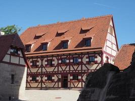 castello di nuernberger burg a norimberga foto