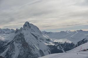 natura invernale di montagna foto