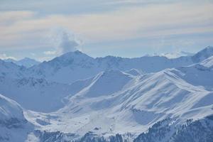 natura invernale di montagna foto