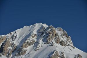 natura invernale di montagna foto