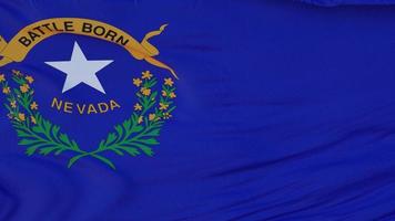 bandiera di Nevada stato, regione di il unito stati, agitando a vento. 3d illustrazione foto