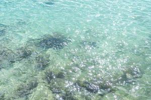 leggero blu mare acqua. blu acqua oceano struttura sfondo foto