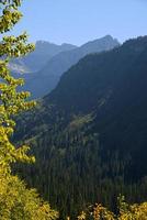 vista panoramica del parco nazionale del ghiacciaio foto