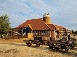 bellissima Visualizza di lago a Milton keynes Inghilterra UK foto