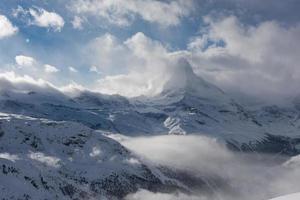 Cervino di montagna zermatt svizzera foto