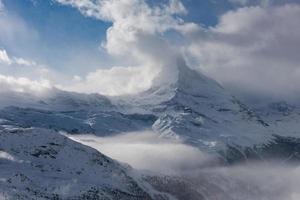 Cervino di montagna zermatt svizzera foto