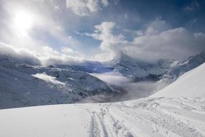 Cervino di montagna zermatt svizzera foto