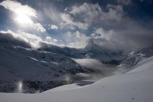 Cervino di montagna zermatt svizzera foto