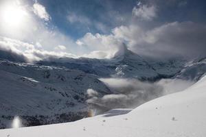 Cervino di montagna zermatt svizzera foto