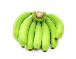verde banane isolato su bianca sfondo foto