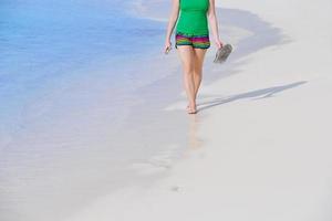 bella griglia sulla spiaggia divertiti foto