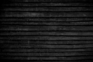 orizzontale di bambù in legno nero per texture di sfondo. foto