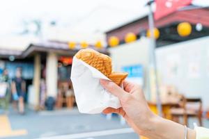 taiyaki - radersi i pancake di pesce in stile giapponese foto