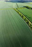 riprese aeree e vista dall'alto della campagna britannica, riprese del drone foto