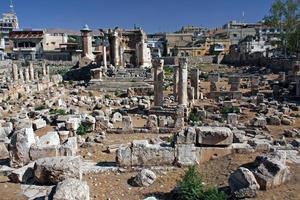 rovine romane a baalbek, libano foto