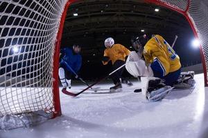 ghiaccio hockey portiere foto