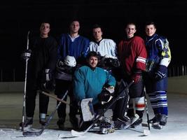 ghiaccio hockey Giocatori squadra foto