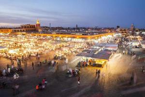 jamaa el fna a marrakesh foto