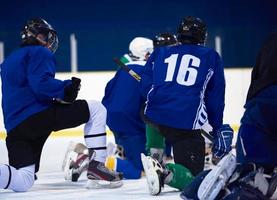 ghiaccio hockey giocatore nel azione foto