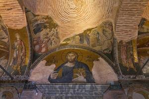 chiesa di chora a istanbul, turchia foto