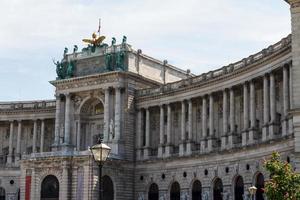 holdenplatz nel complesso di hofburg, vienna, austria foto