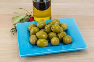 marinato verde olive foto
