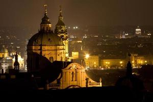 st. Nicholas Chiesa minore cittadina quadrato, praga, ceco repubblica foto