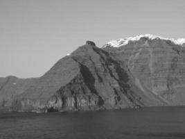 santorin isola nel Grecia foto