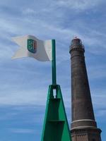 il isola di borkum nel il nord mare foto