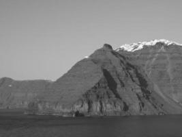 santorin isola nel Grecia foto