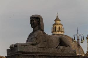 roma, italia, 2022 - piazza del popolo a roma foto