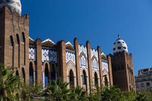 Barcellona, Spagna, 2022 - Barcellona arena la monumentale mosaico uovo dettaglio nel nonna attraverso foto