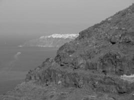 isola di santorini in grecia foto