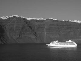 santorin isola nel Grecia foto